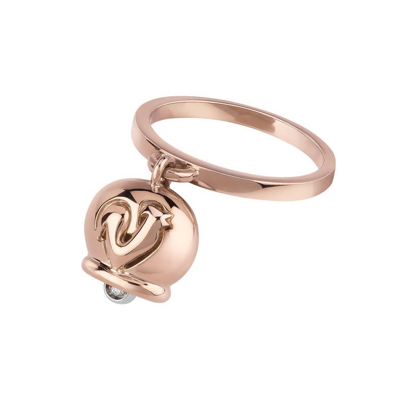 Anello campanella Chantecler in oro