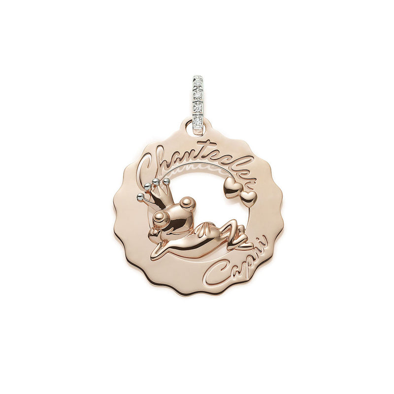 Logo mono earring