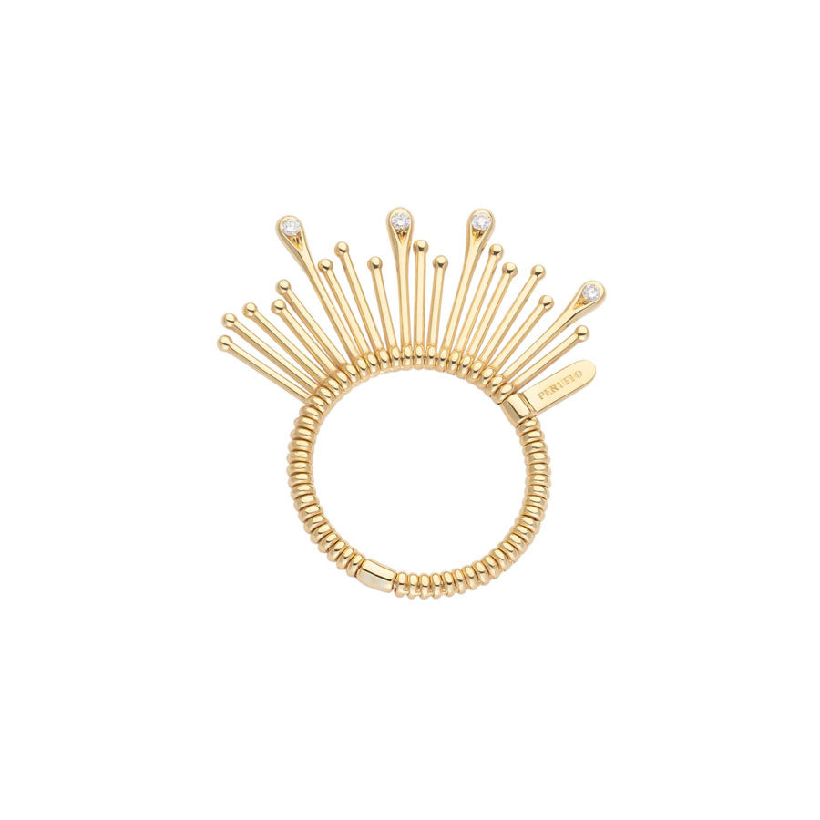 Slide + diamond sunset ring
