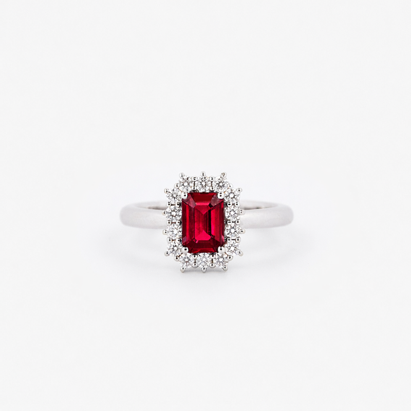 Anello rubino