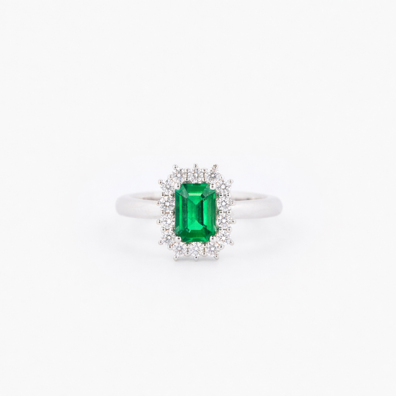 Anello smeraldo