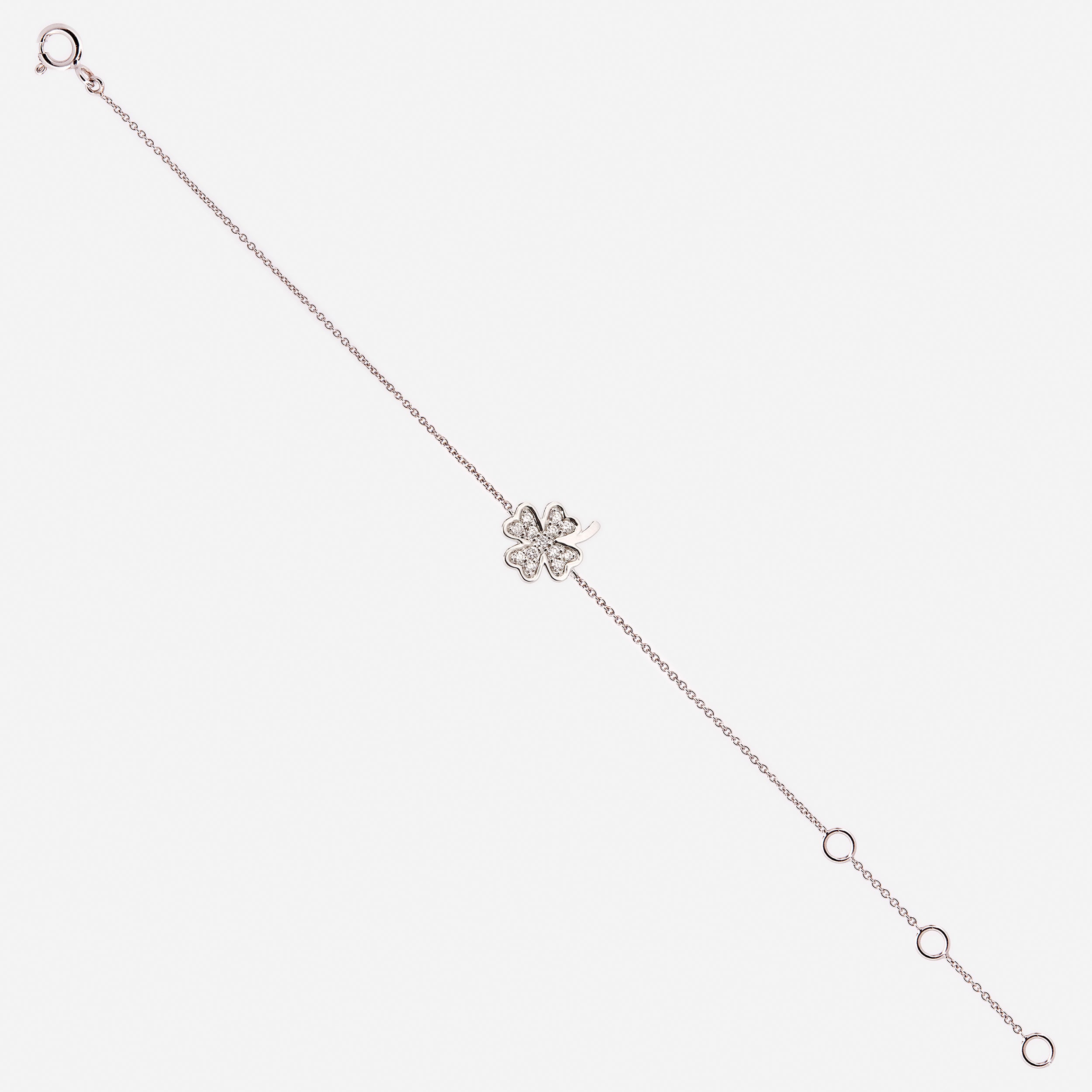 Bracciale quadrifoglio