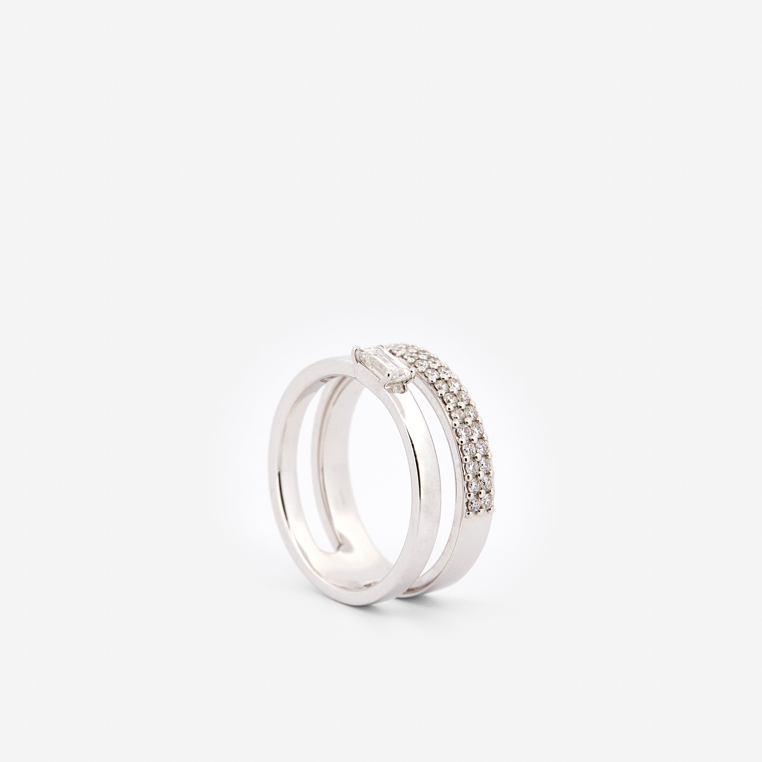 Anello doppia fascia