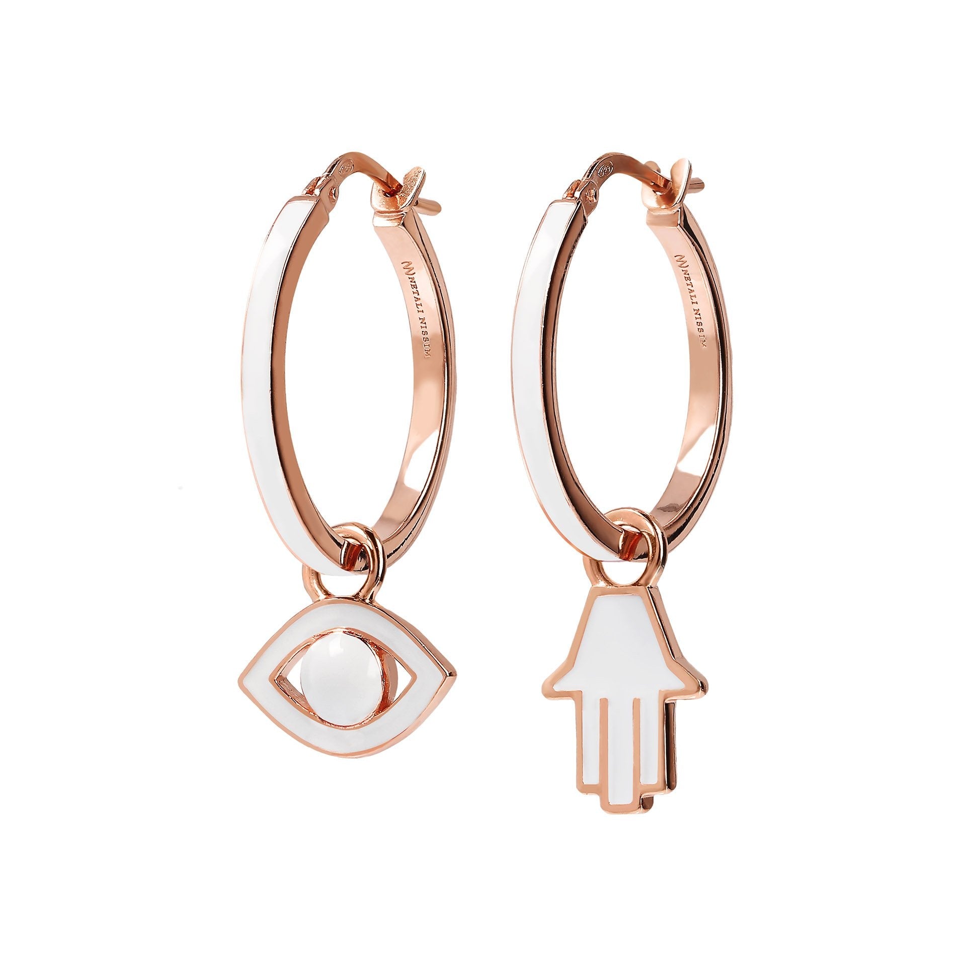 Medium Hoops with Eye and Chasma