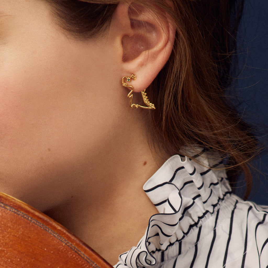 Dino Esmeralda earrings