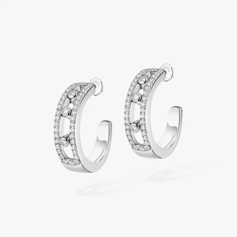 Move Pavè Hoop Earring