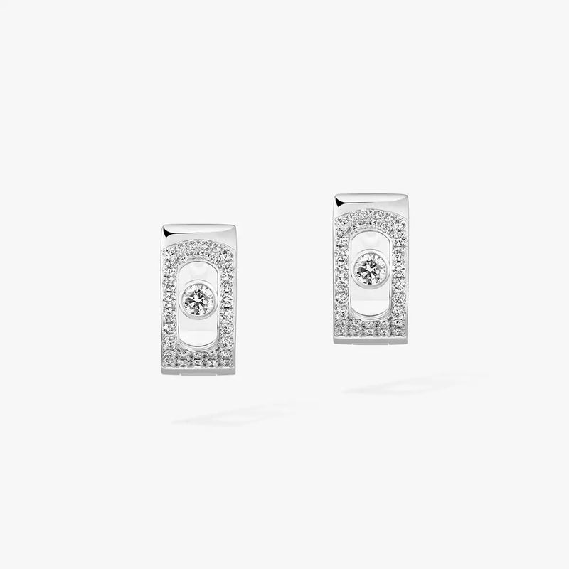 Move Noa Pavè Hoop Earrings