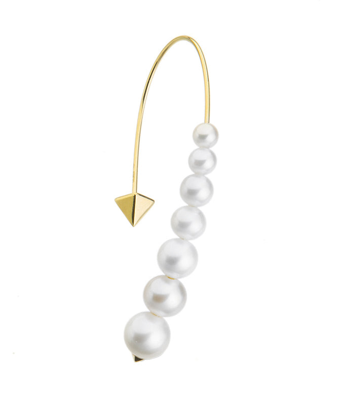 Curved midi pearls