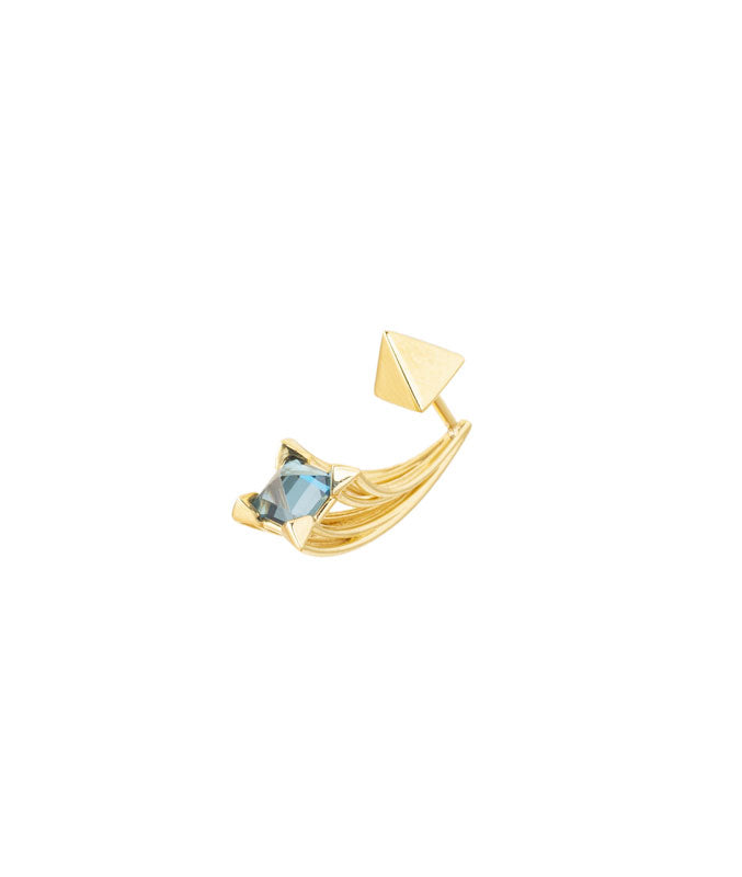 Stone Square mini earring