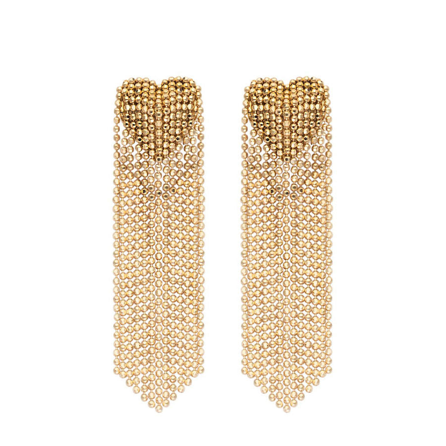 Heart Chains Fring Earring