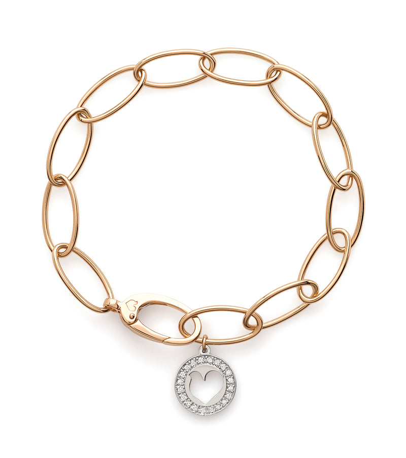 Oval link bracelet
