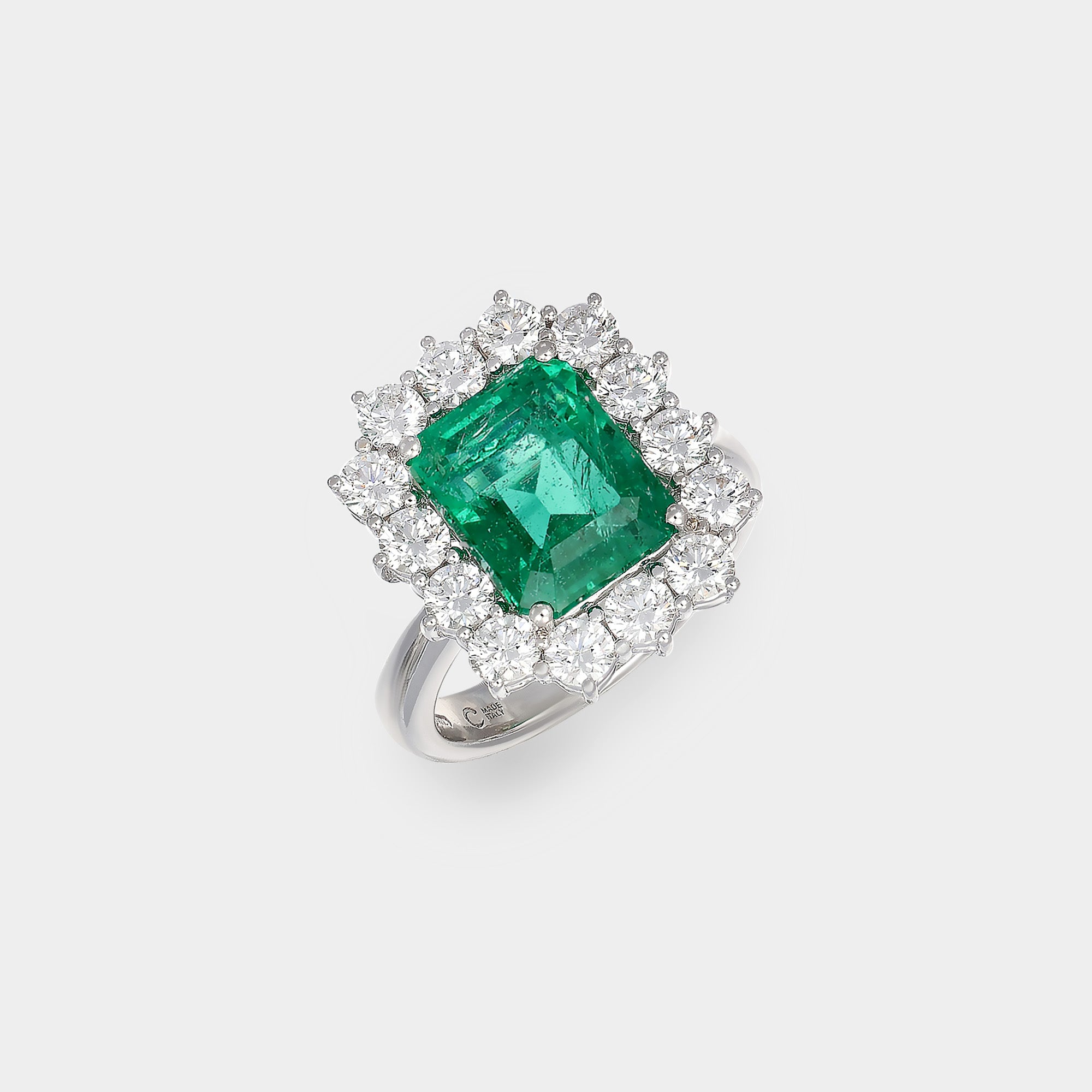 Anello smeraldo