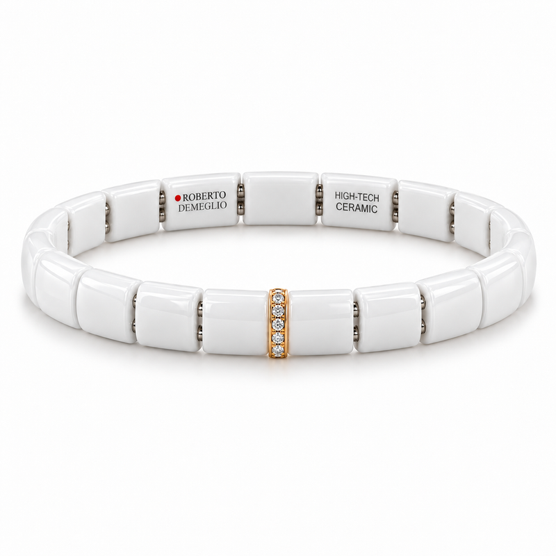 Bracciale in ceramica elasticizzato
