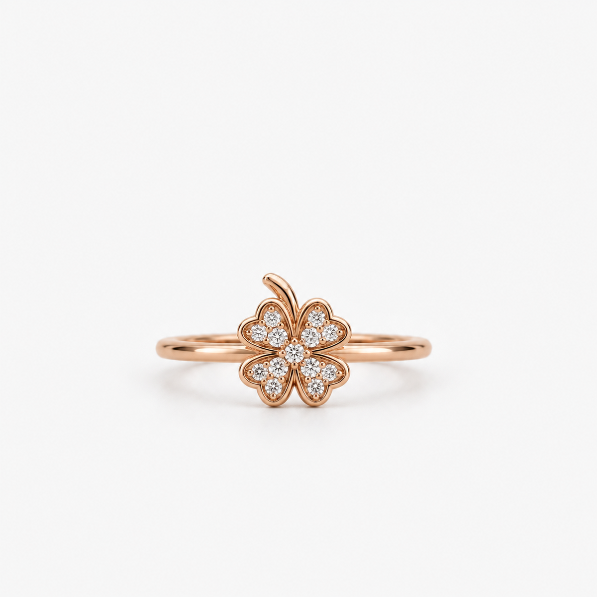 Anello quadrifoglio