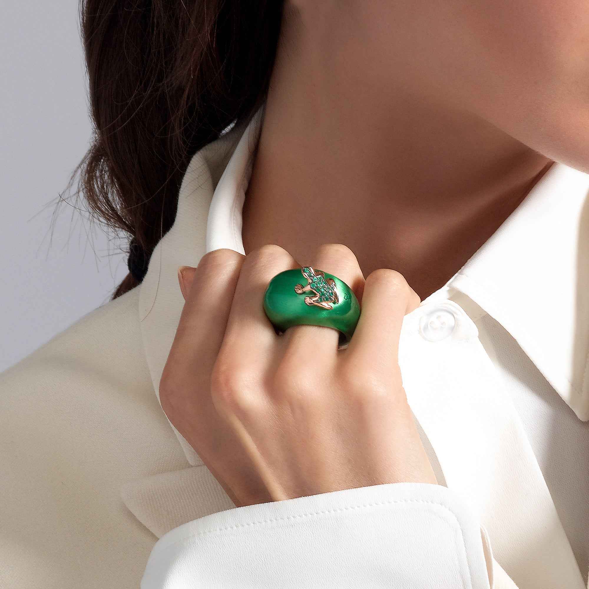 Amaxer Anello da donna minimalista con fulmine a zig zag, in acciaio inox, geometrico, gioiello regalo (Argento, 8 Amaxer Anello da donna minimalista con fulmine a zig zag, in acciaio inox, geometrico, gioiello regalo (Argento, 8