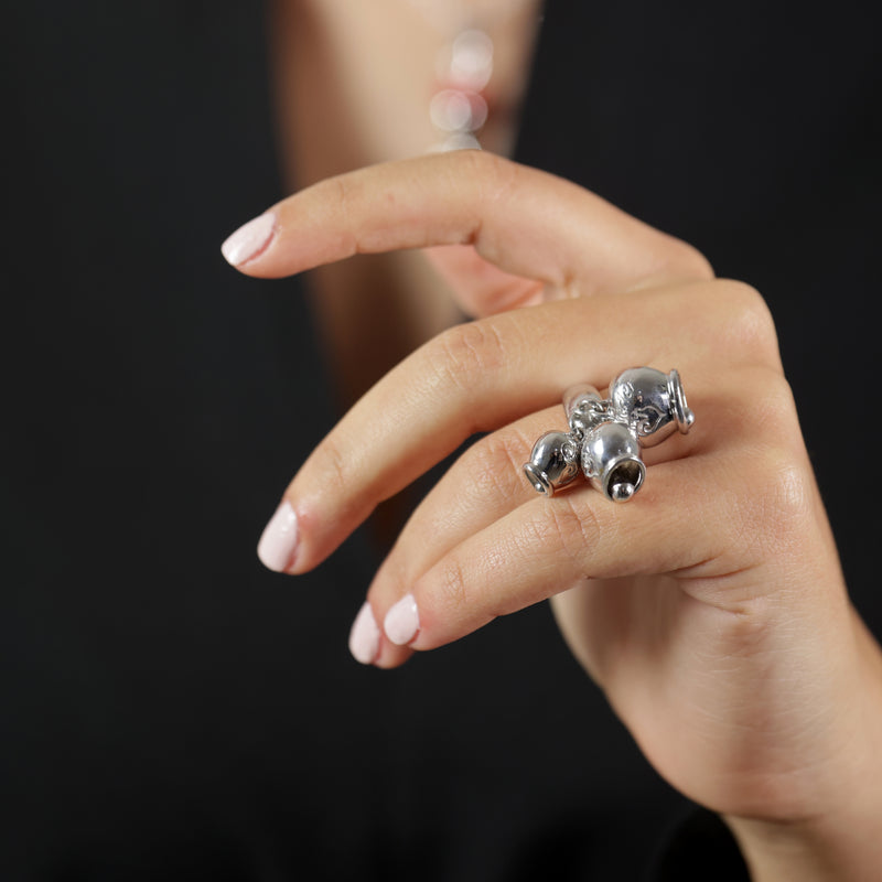 Anello tre campanelle