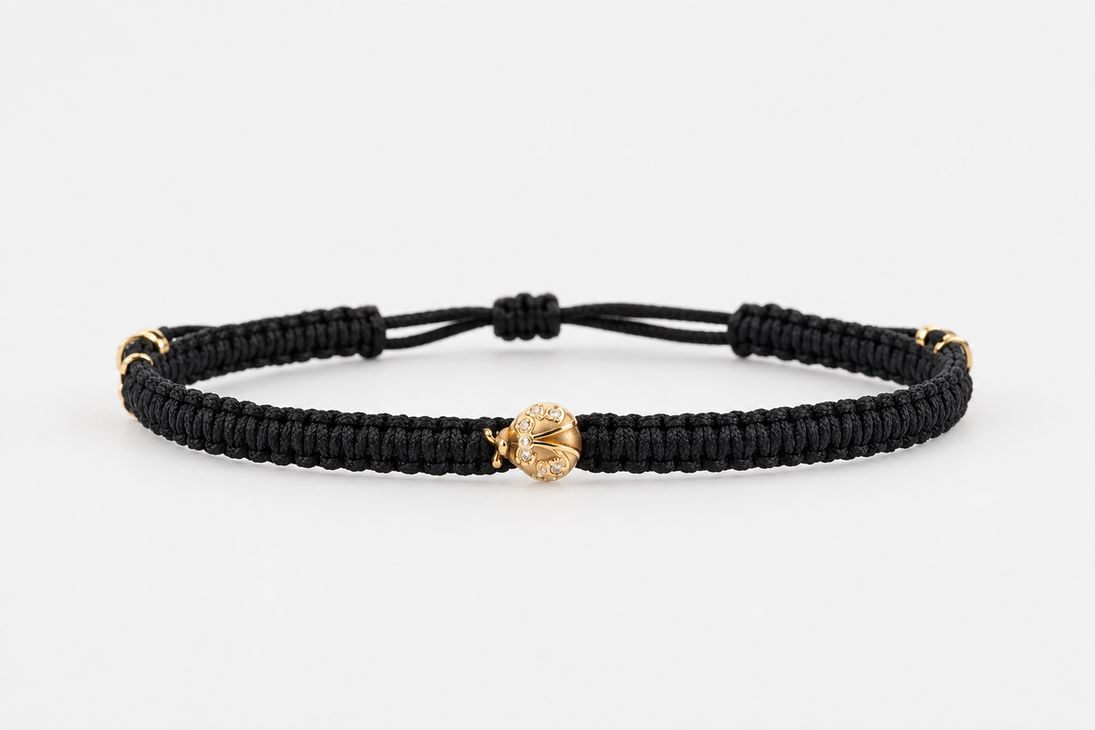 Bracciale con coccinella