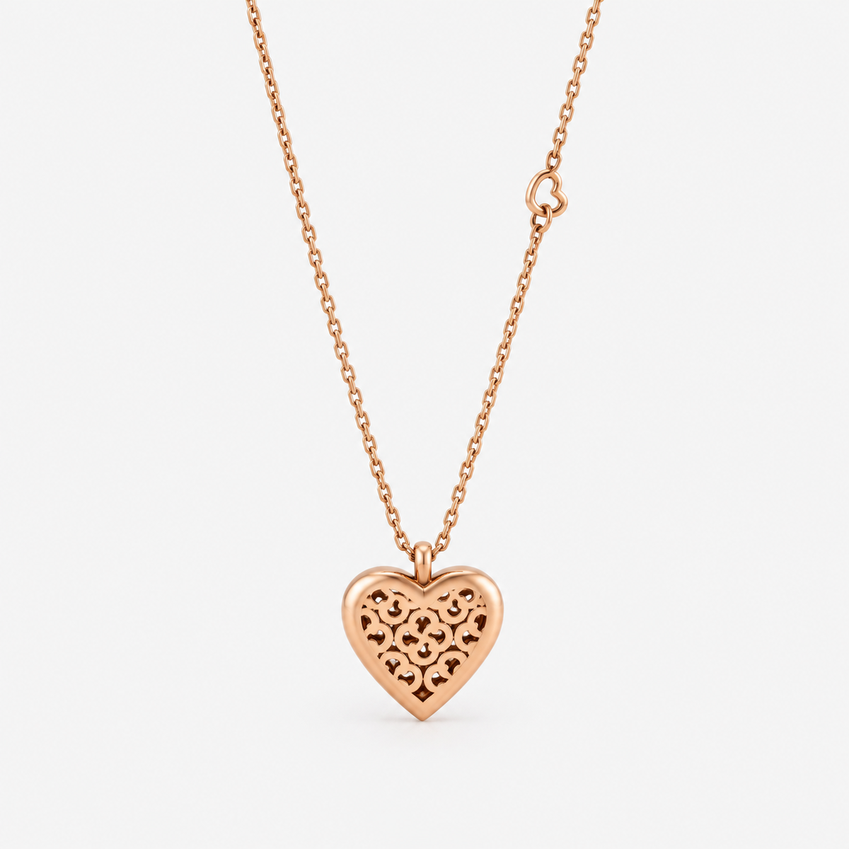 Collana lunga con cuore