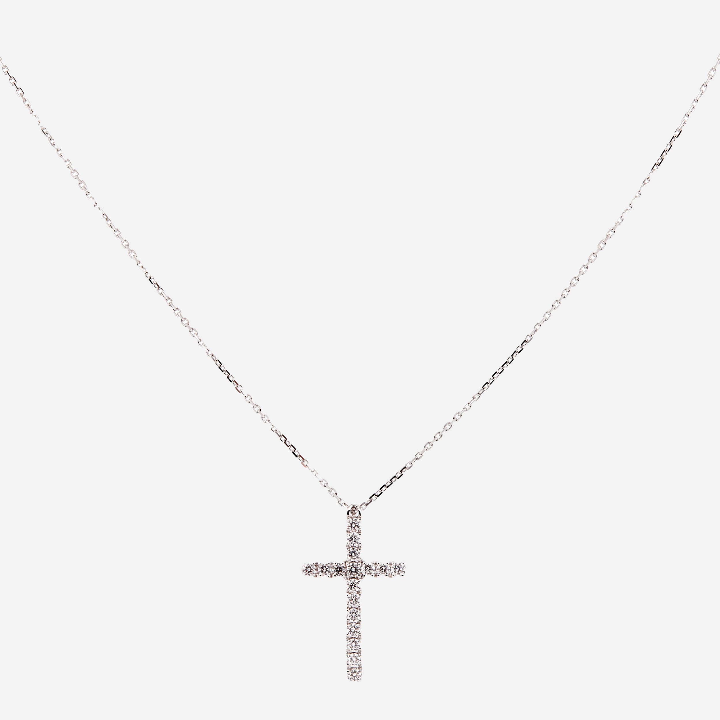 Girocollo Croce di brillanti