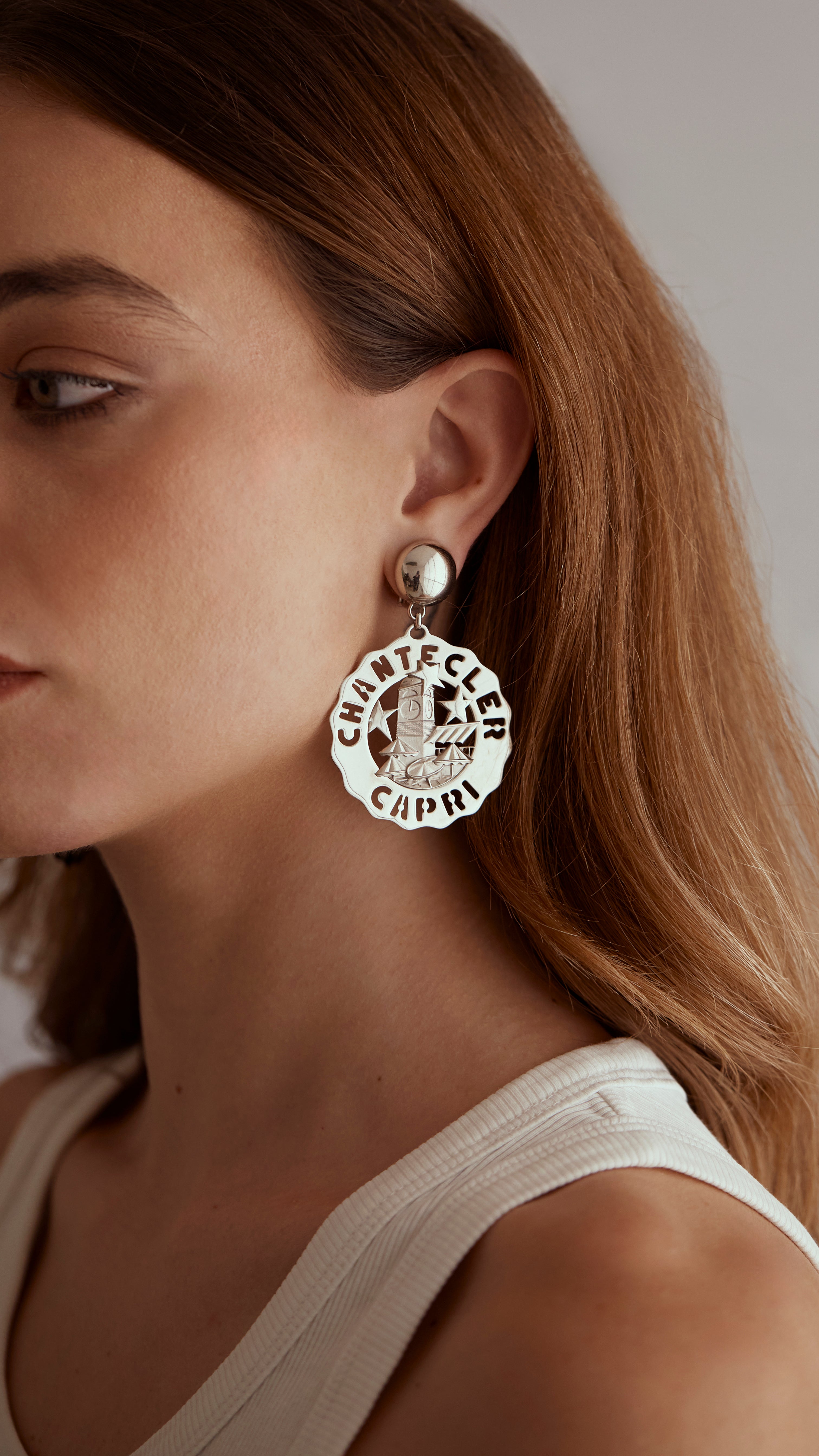 Logo earrings