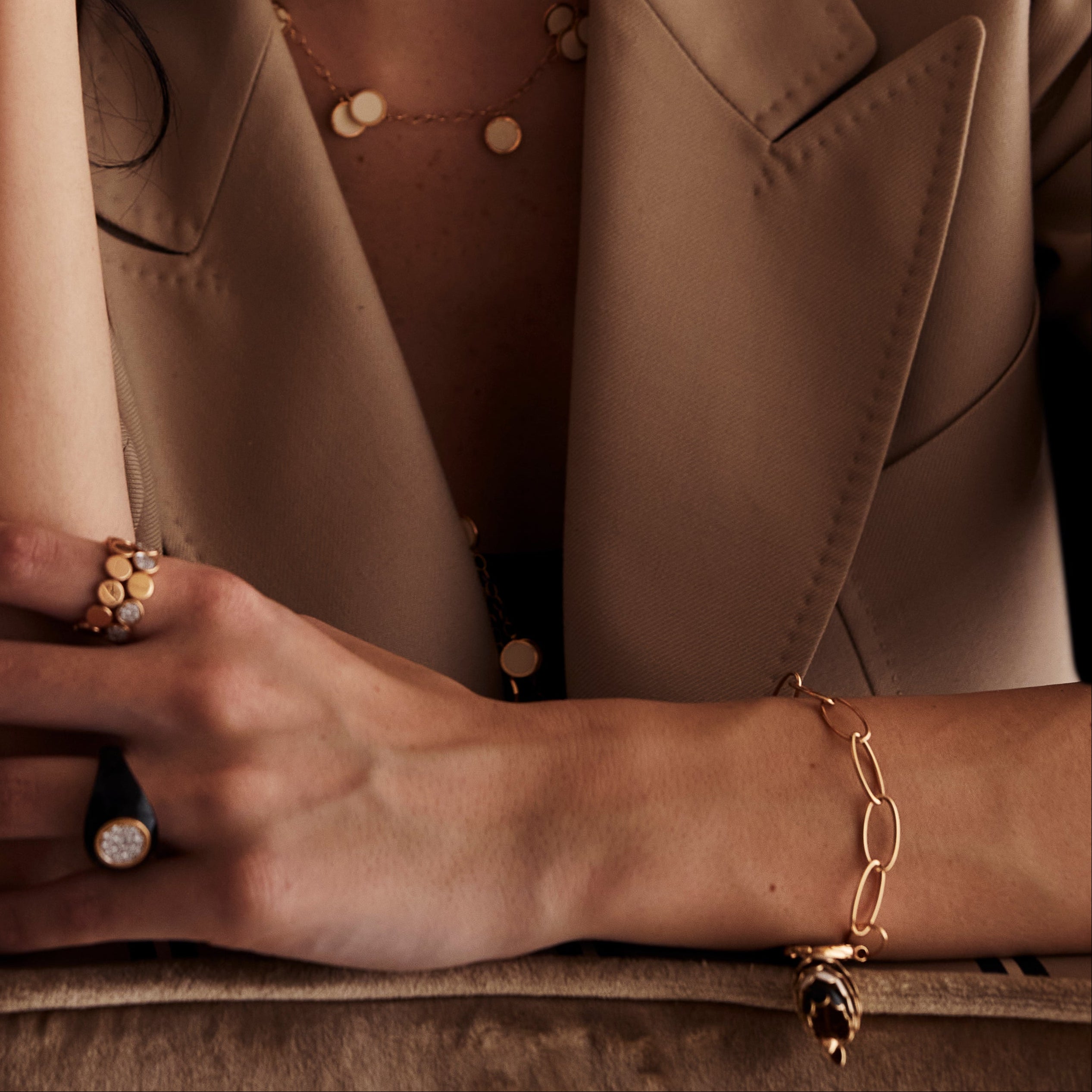 Bracciale maglie ovali