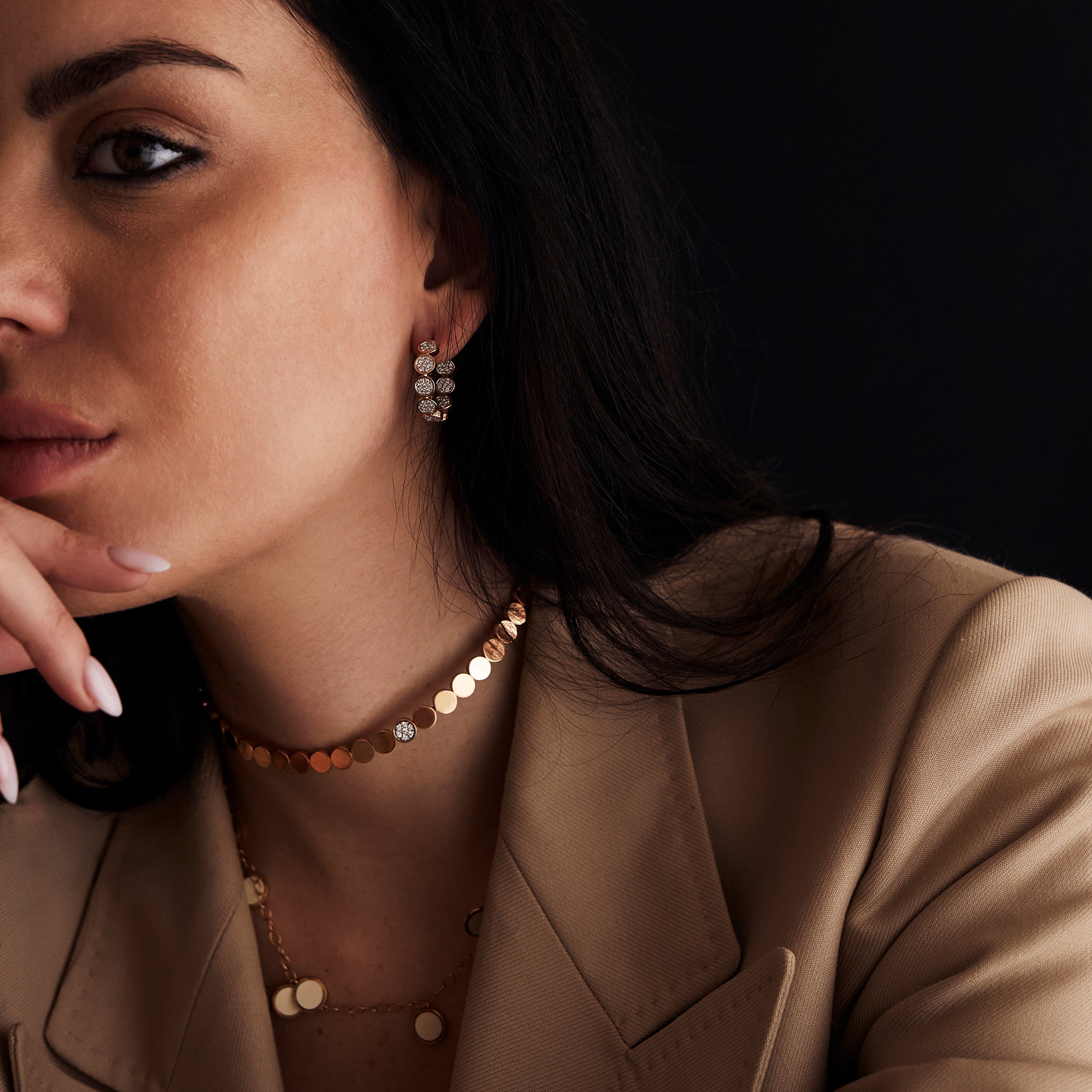 Orecchini Paillettes