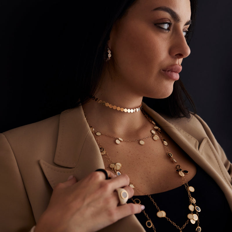 Girocollo Paillettes