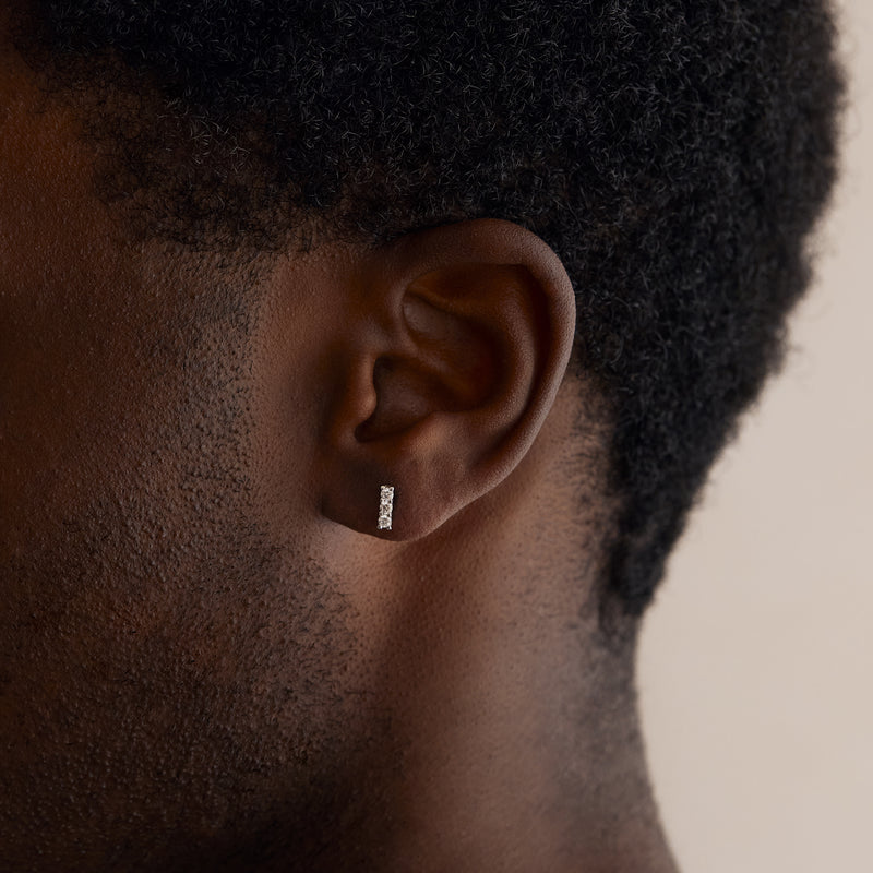 Micro tennis earrings