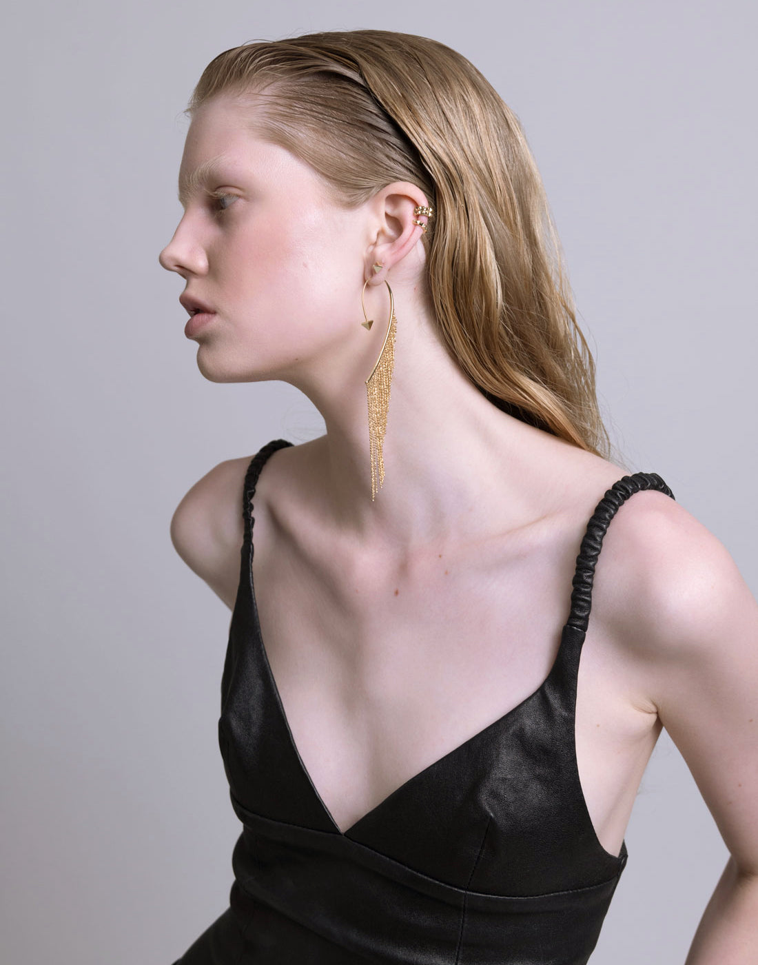 Long fring curve midi