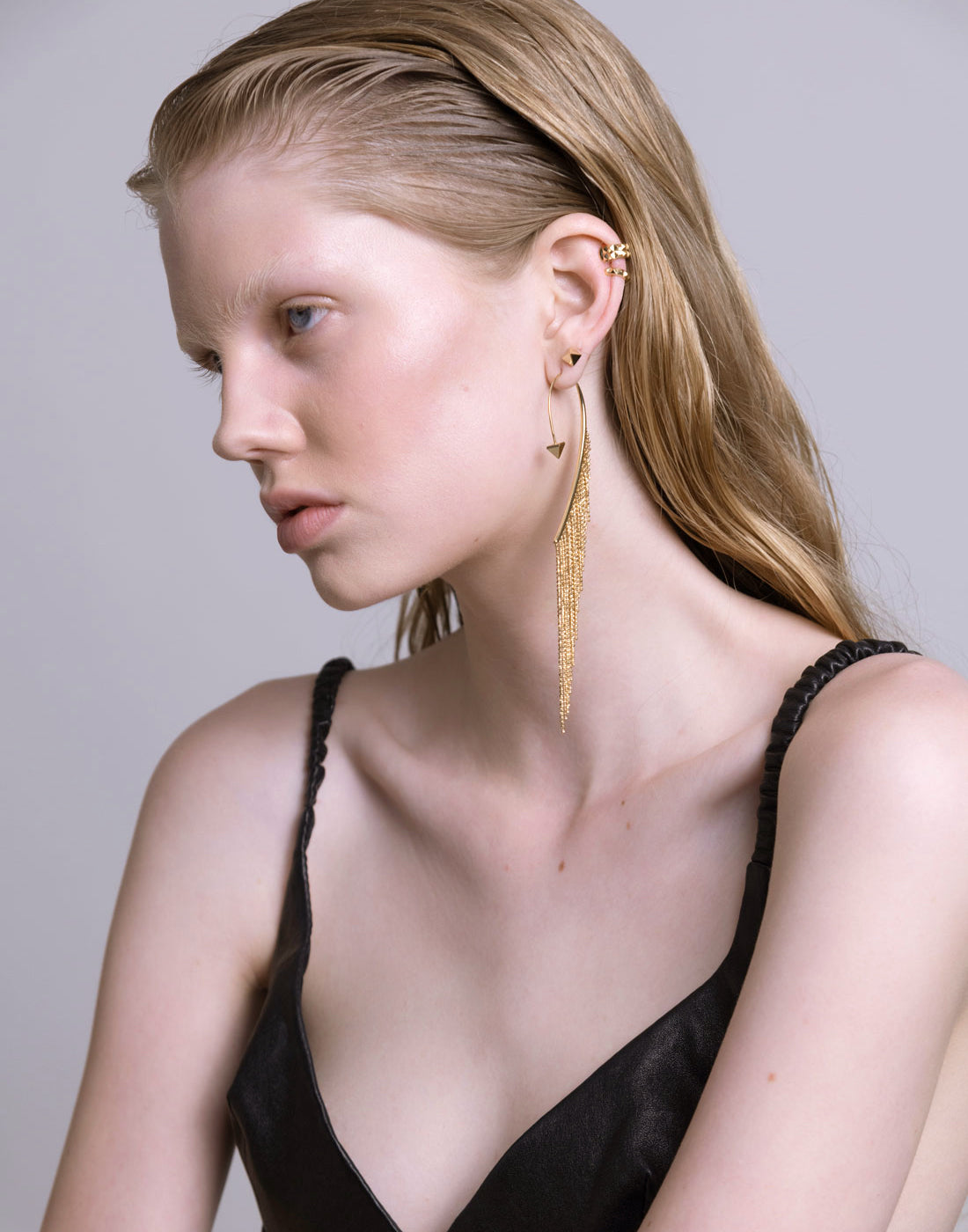 Long fring curve midi