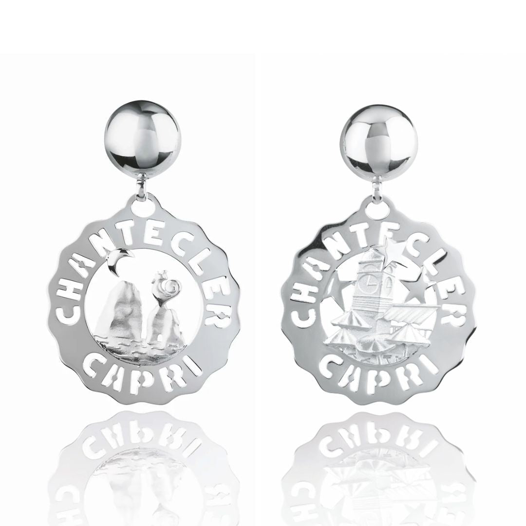Logo earrings