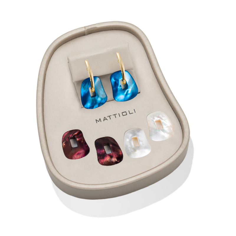 Small Puzzle Earrings 3 colors