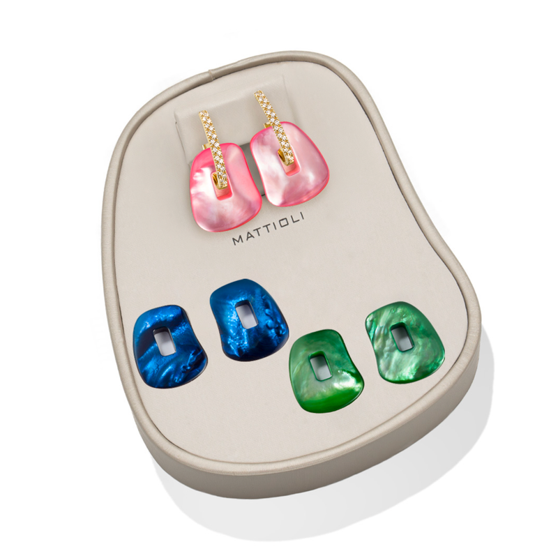 Orecchini Puzzle Medi 3 colori