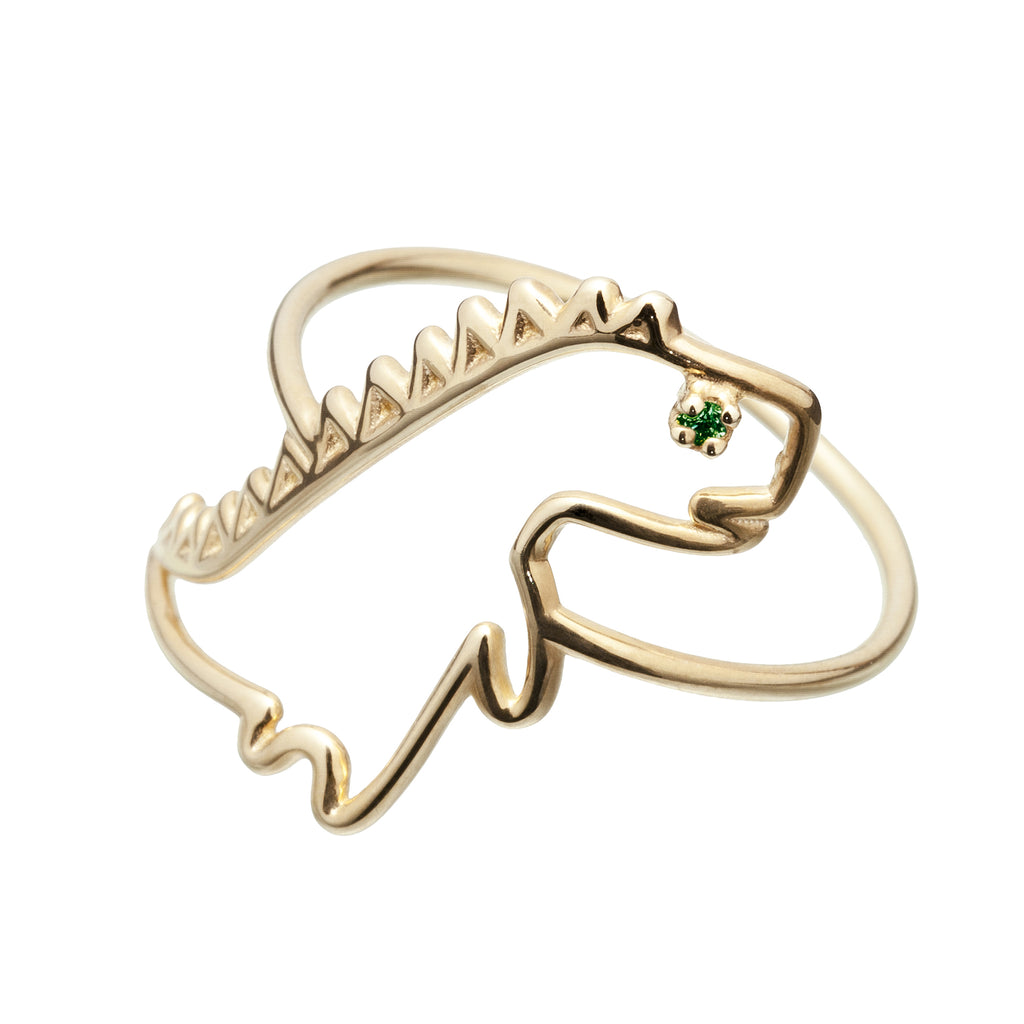 Anello Dino Esmeralda