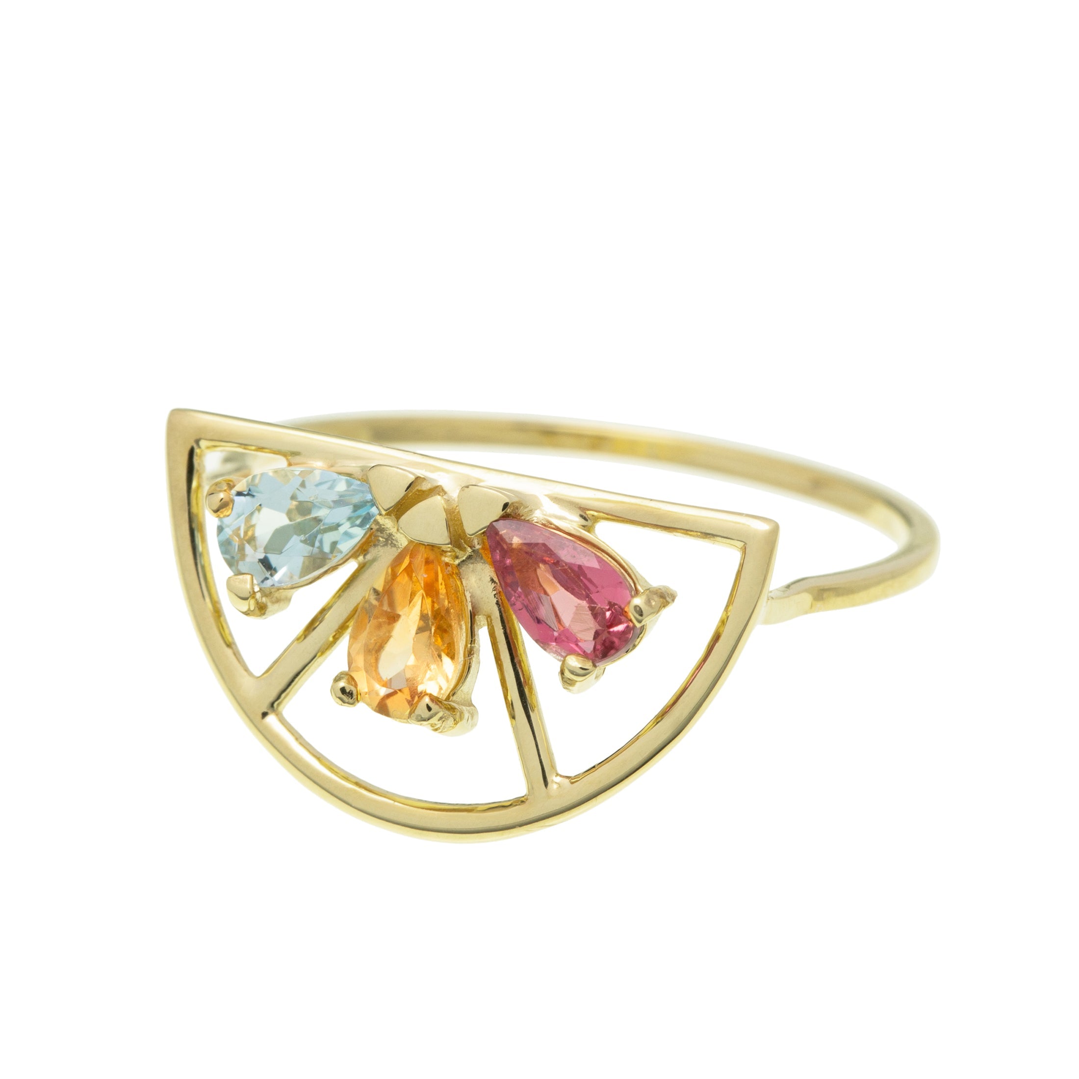 Anello Media Naranja Trio