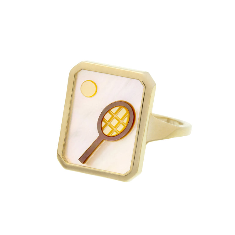 Anello Cammeo Tennis