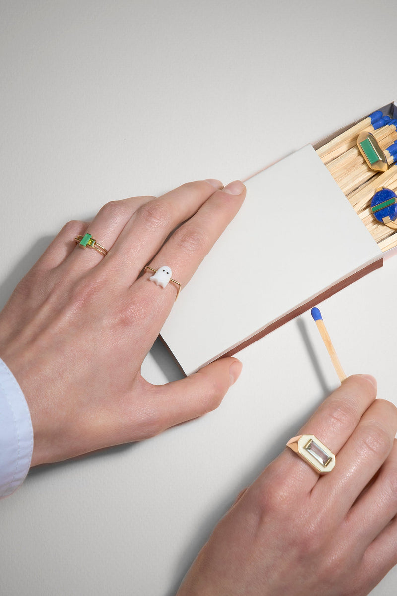 Anello Arco Baguette