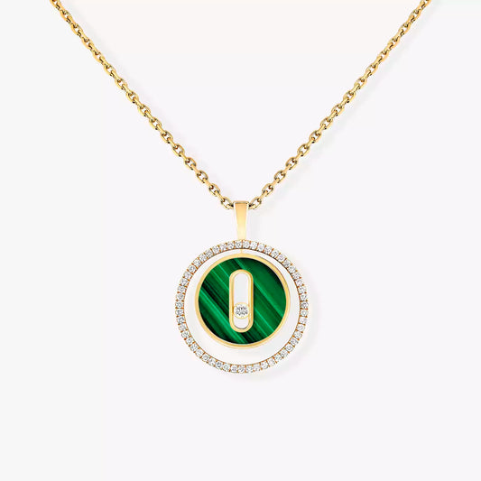 Lucky Move Malachite Necklace