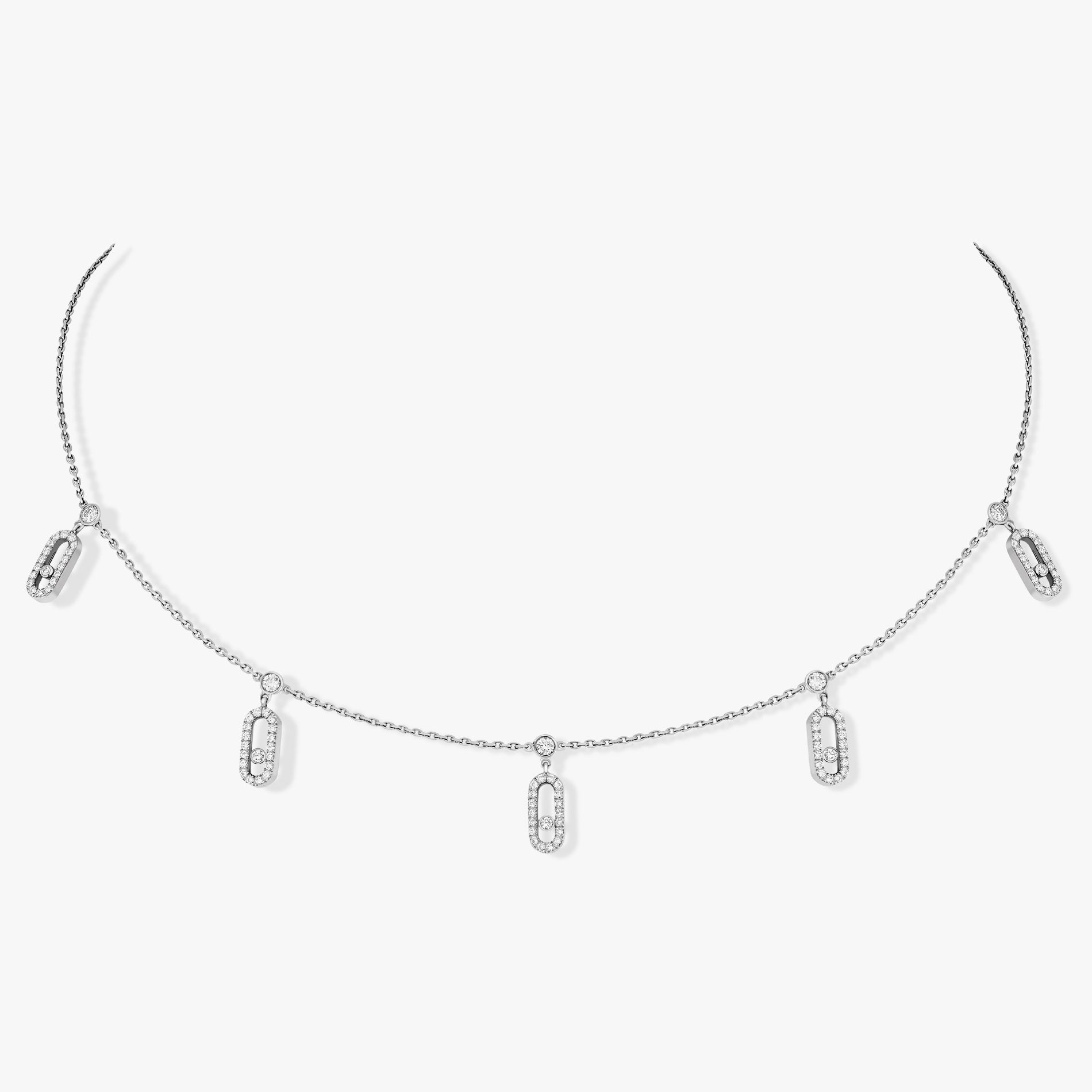 Move Uno Pavè Drop Pendant Chocker