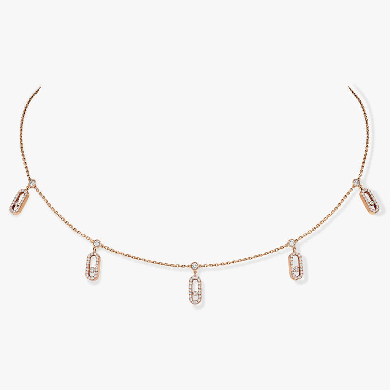 Move Uno Pavè Drop Pendant Chocker