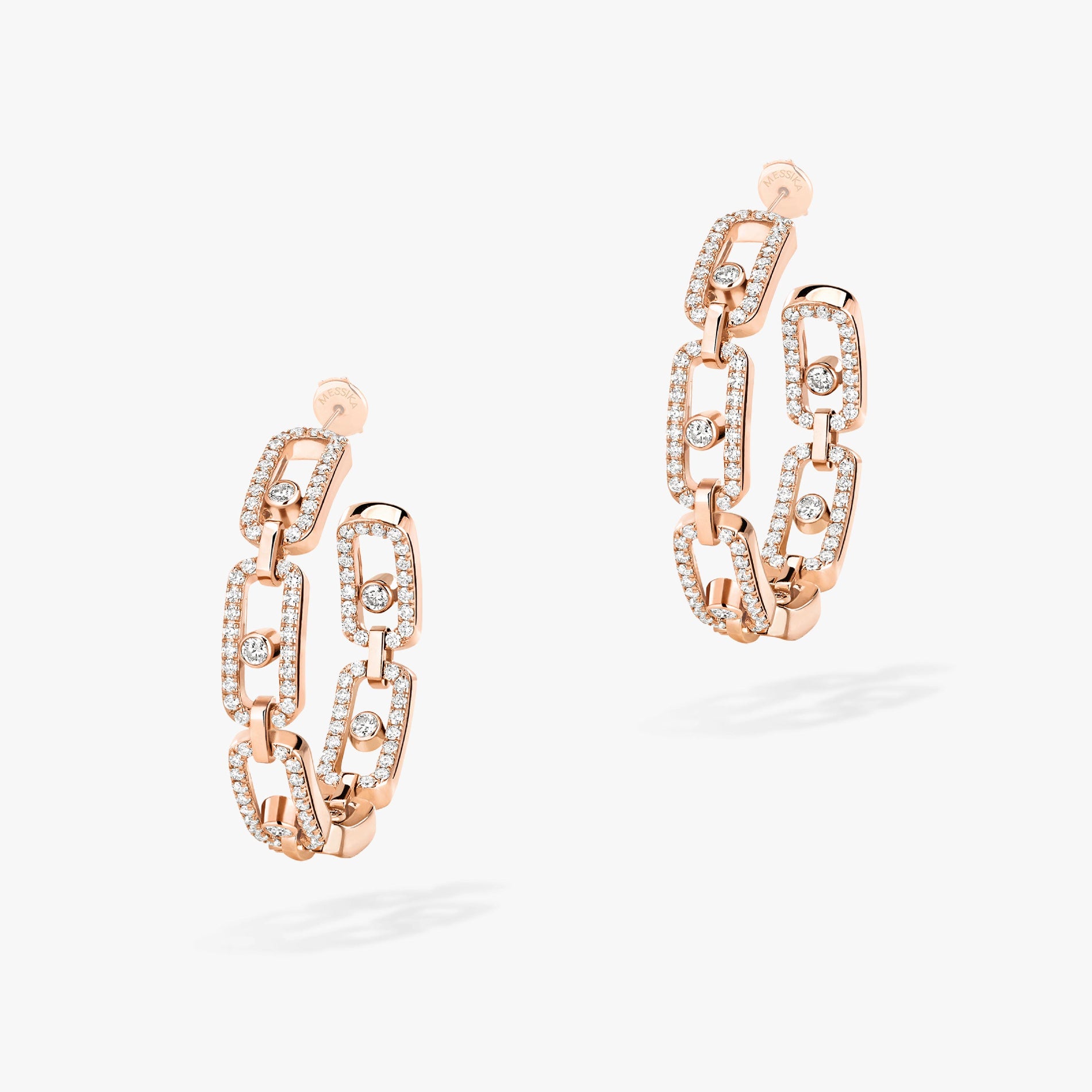 Move Link Diamond Hoop