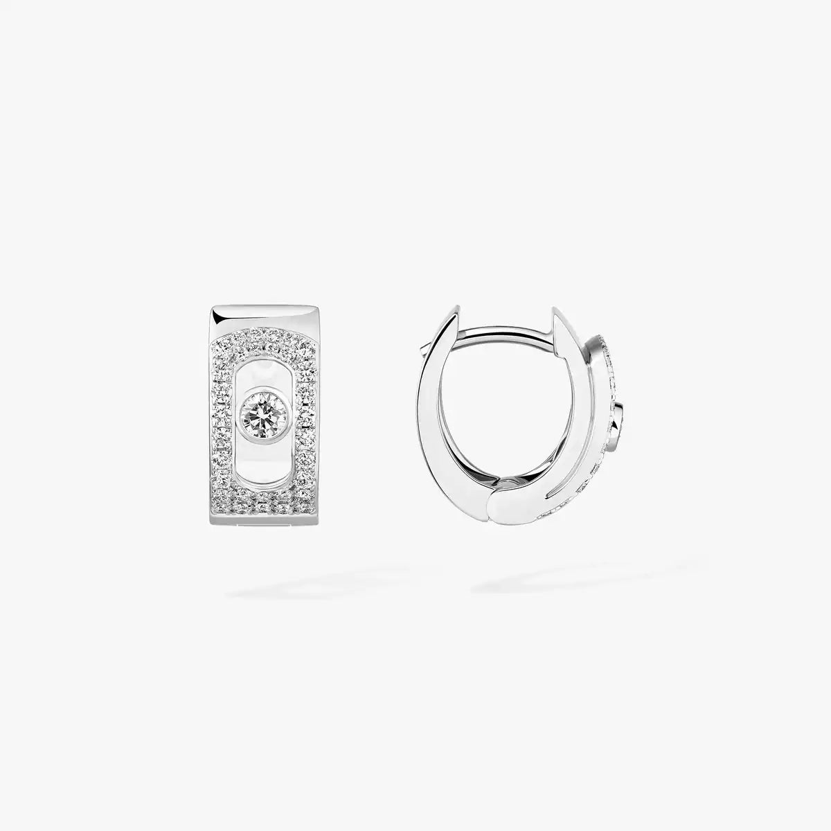 Move Noa Pavè Hoop Earrings