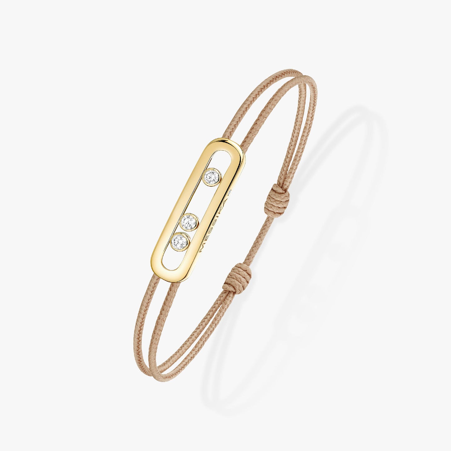 Messika Care(s) Beige Cord Bracelet