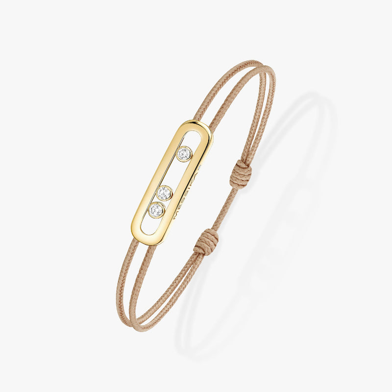 Messika Care(s) Beige Cord Bracelet