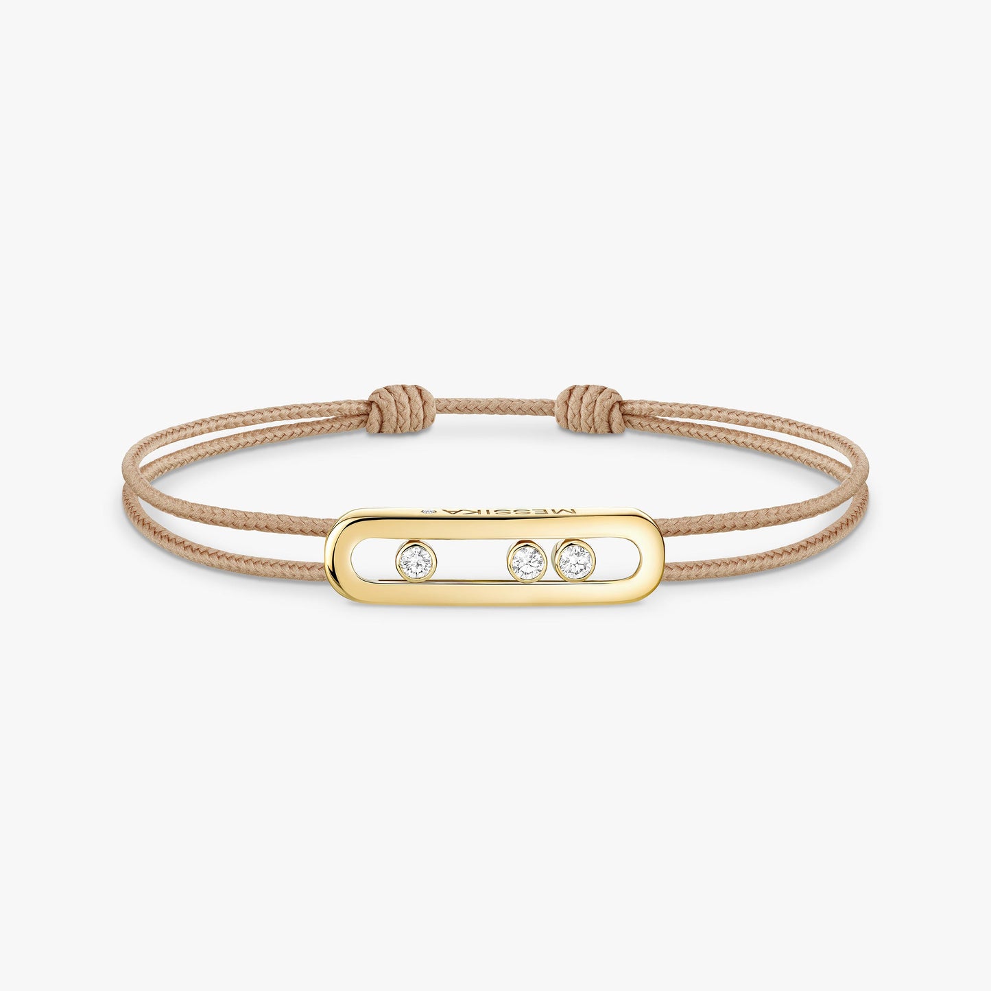 Messika Care(s) Beige Cord Bracelet