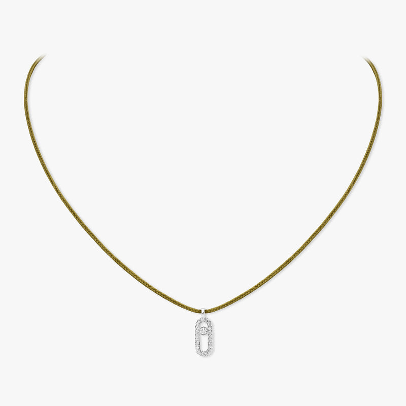 Messika Care(s) Khaki Cord Necklace