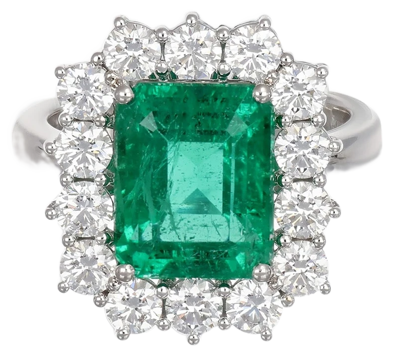 Anello smeraldo